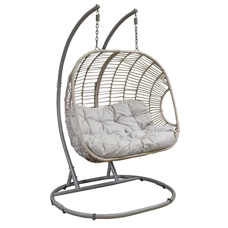 Dellonda Double Swinging Egg Chair with Cushion