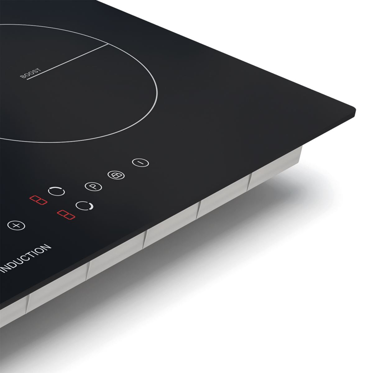 Baridi Integrated Induction Hob with 4 Cooking Zones & Bridge Zone 60cm 2800W Output