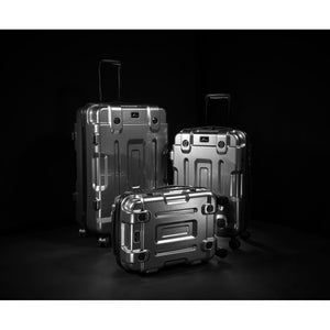 Dellonda Lightweight ABS Luggage Set 3pc - Silver