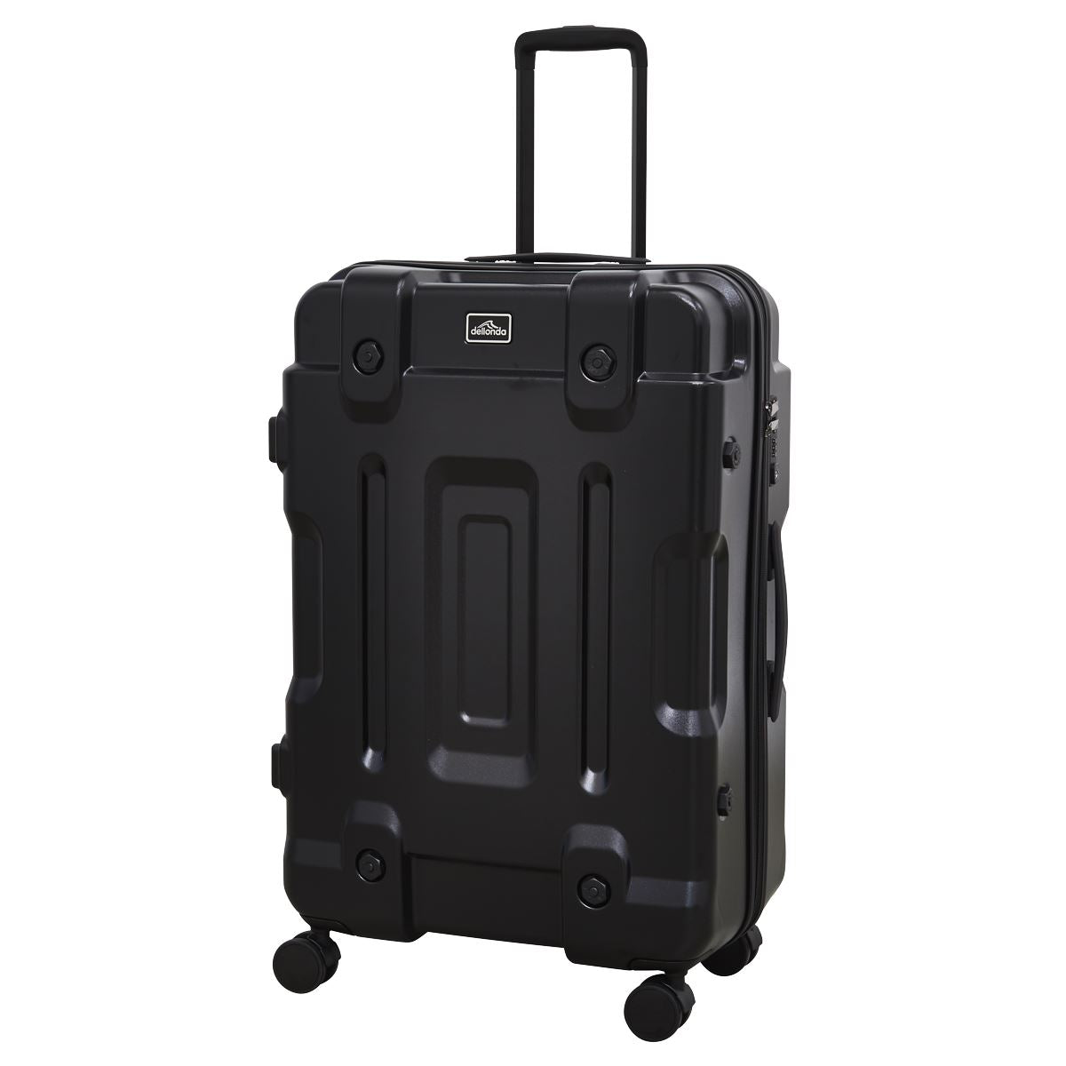 Dellonda Lightweight ABS Luggage Set 3pc - Black