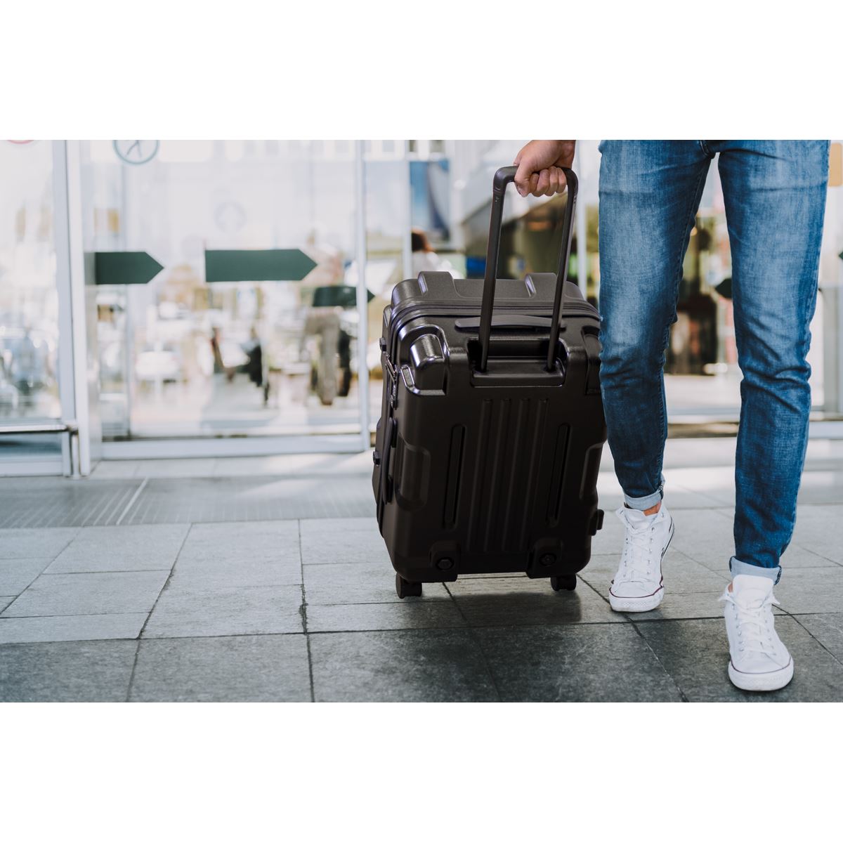 Dellonda Lightweight ABS Luggage Set 3pc - Black