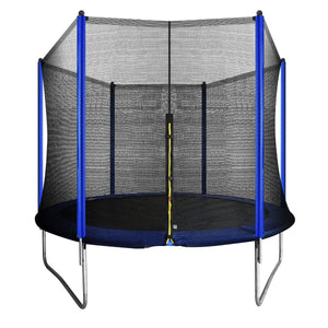 Dellonda Heavy-Duty Outdoor Trampoline with Safety Enclosure Net 10ft