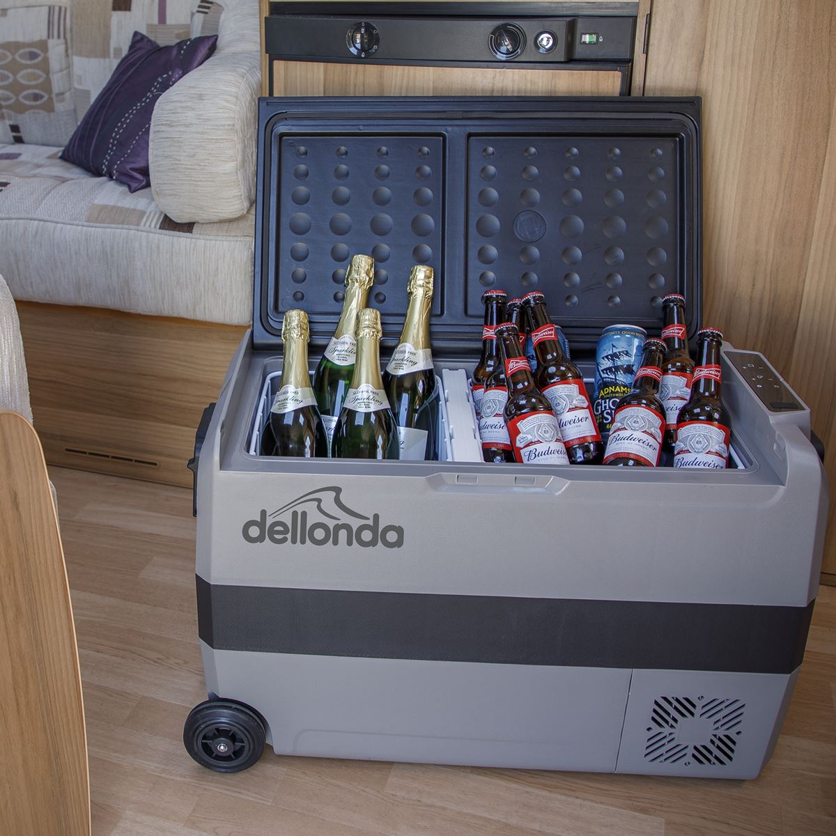 Dellonda Portable Fridge Freezer / Cool Box with LED Display 50L