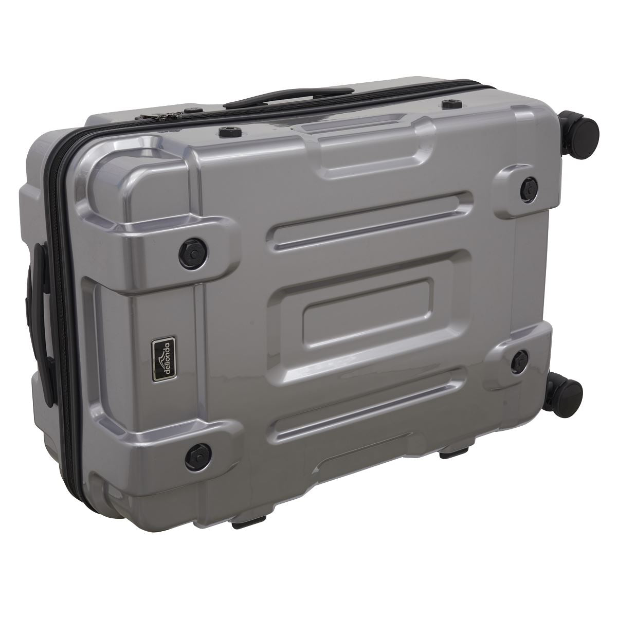 Dellonda Lightweight ABS Luggage Set 3pc - Silver