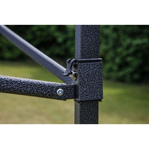 Dellonda Dark Green Premium 3 x 3m Pop-Up Gazebo, PVC Coated, Water Resistant Fabric, Supplied with Carry Bag & Accesories