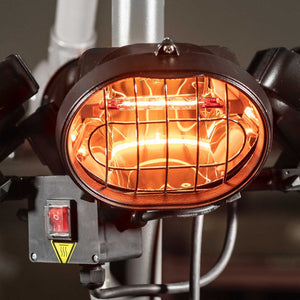 Dellonda Folding Parasol/Gazebo/Patio Infrared Heater 1350w 230v