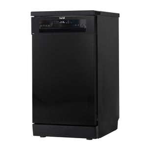 Slimline Freestanding Dishwasher 45cm Wide 10 Place Settings - Black