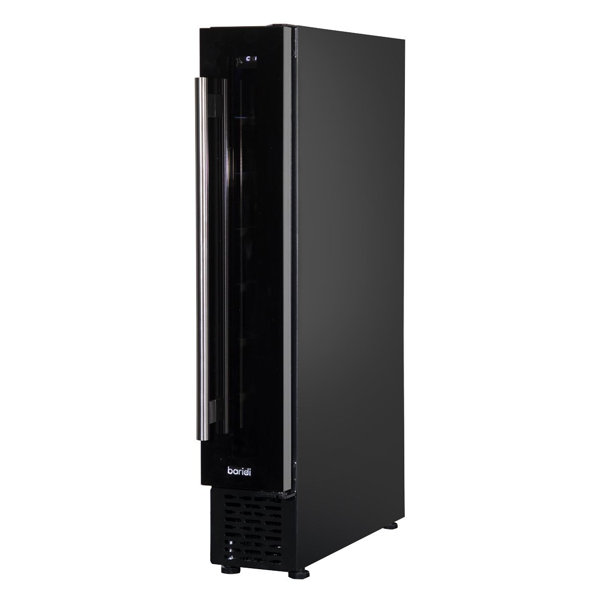 Baridi Extra-Slim 7 Bottle Wine Fridge & Cooler 15cm - Black