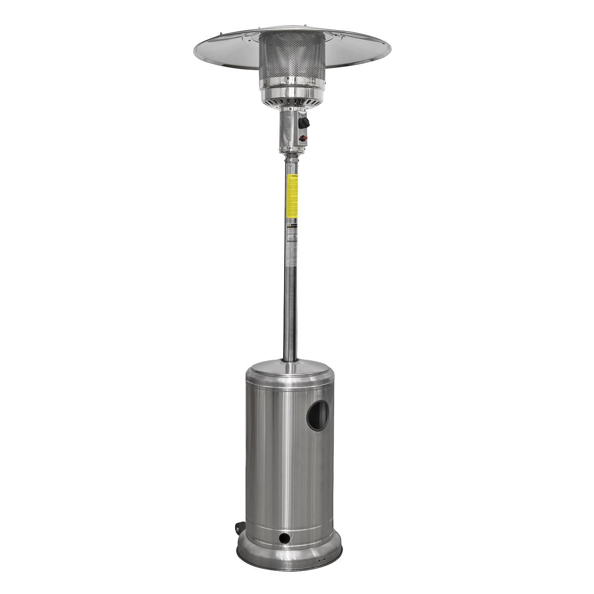 Dellonda Outdoor Garden Gas Patio Heater 13kW Commercial & Domestic Use, Stainless Steel