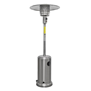 Dellonda Outdoor Garden Gas Patio Heater 13kW Commercial & Domestic Use, Stainless Steel