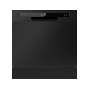 Baridi Tabletop Dishwasher 8 Place Settings 8L Capacity - Black