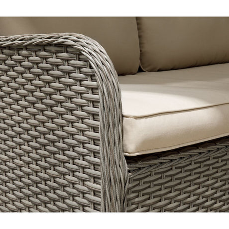 Dellonda Chester Rattan Wicker Corner Sofa 5 Seat Outdoor Furniture
