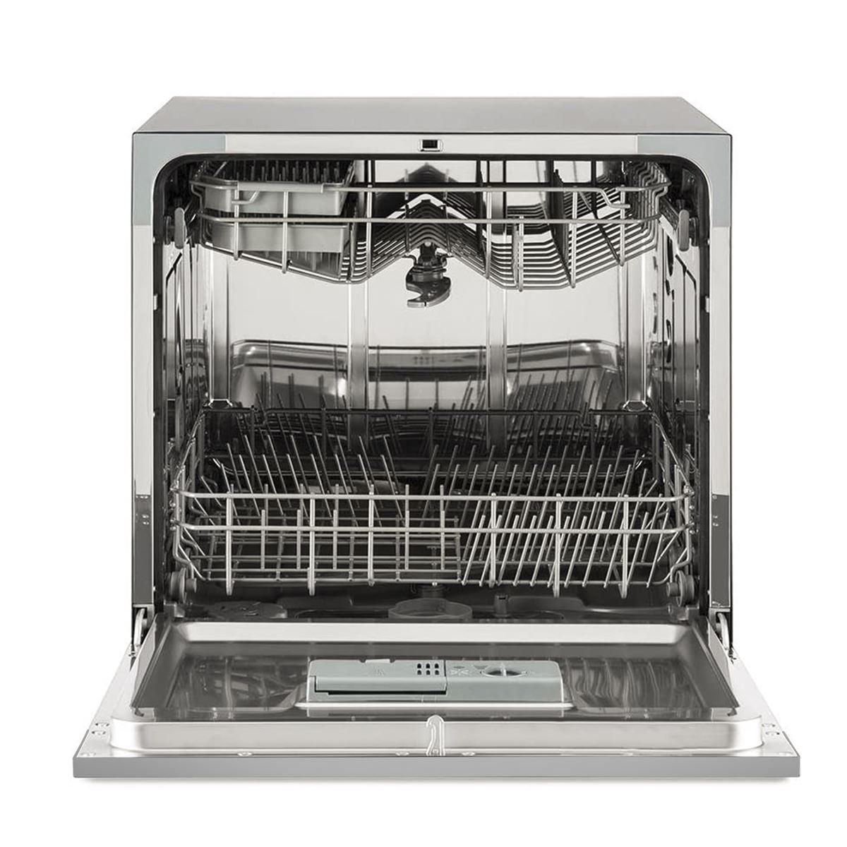 Baridi Tabletop Dishwasher 8 Place Settings 8L Capacity - Silver
