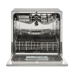 Baridi Tabletop Dishwasher 8 Place Settings 8L Capacity - Silver