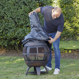Fire Pit, PVC Cover, Water Resistant, Heavy Duty with Drawstrings for DG112