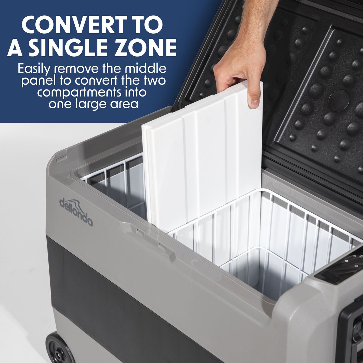 Dellonda Portable Fridge Freezer / Cool Box with LED Display 60L