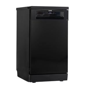 Slimline Freestanding Dishwasher 45cm Wide 10 Place Settings - Black