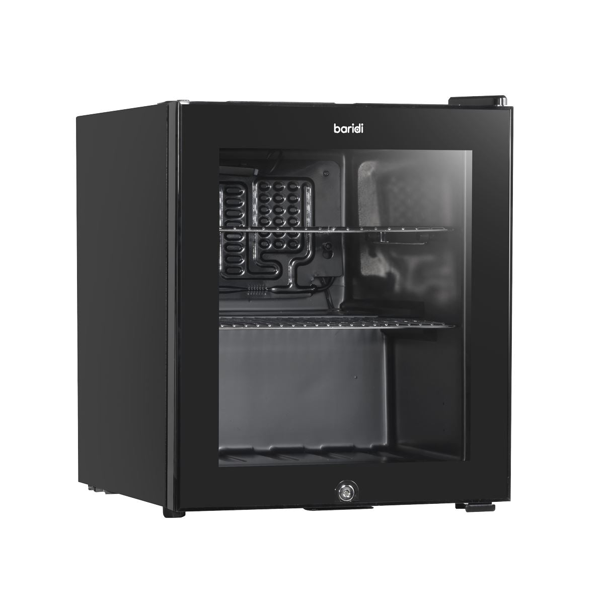 Baridi Mini Tabletop Beer & Drinks Fridge 50L Capacity - Black