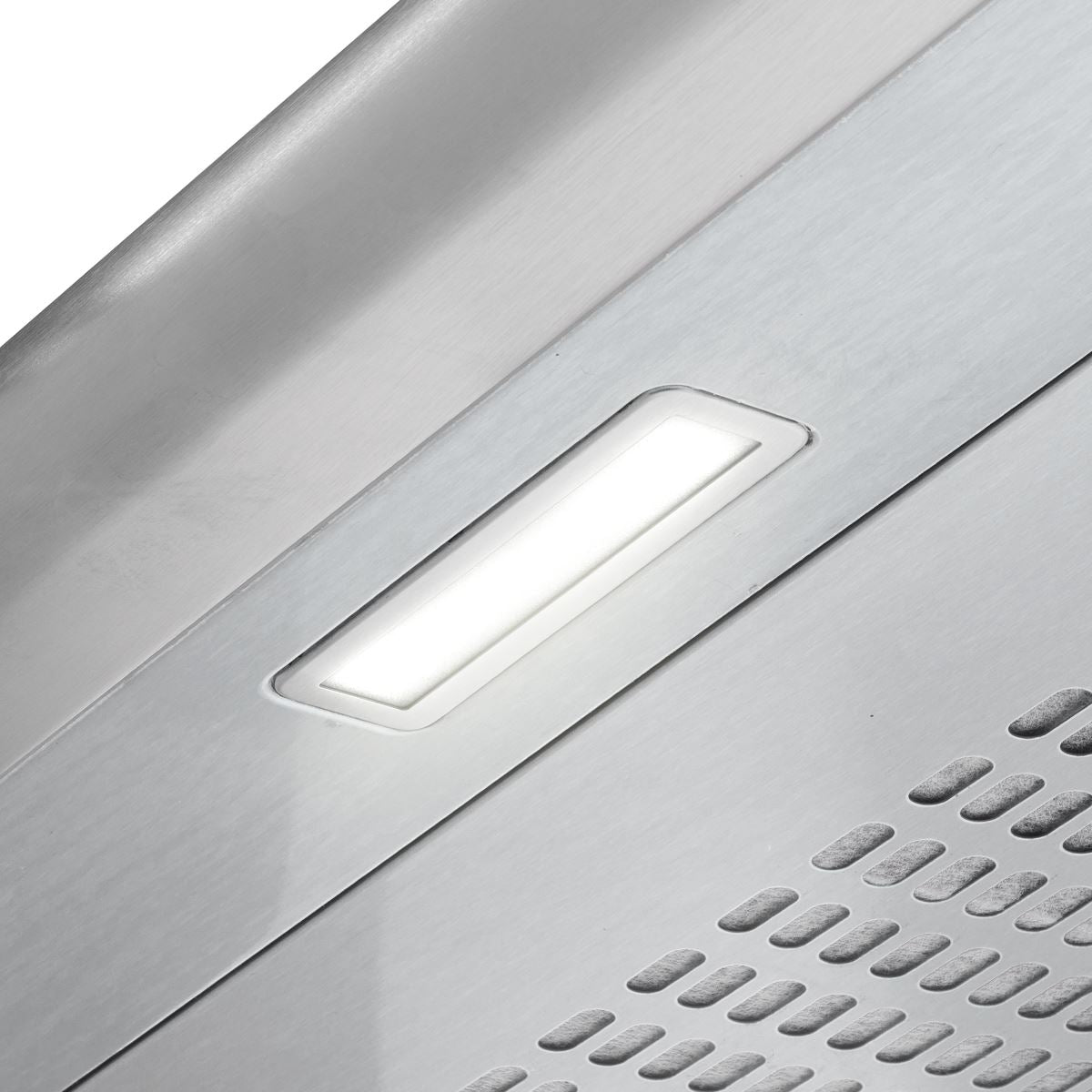 Baridi Visor Cooker Hood Extractor Fan 60cm - Stainless Steel