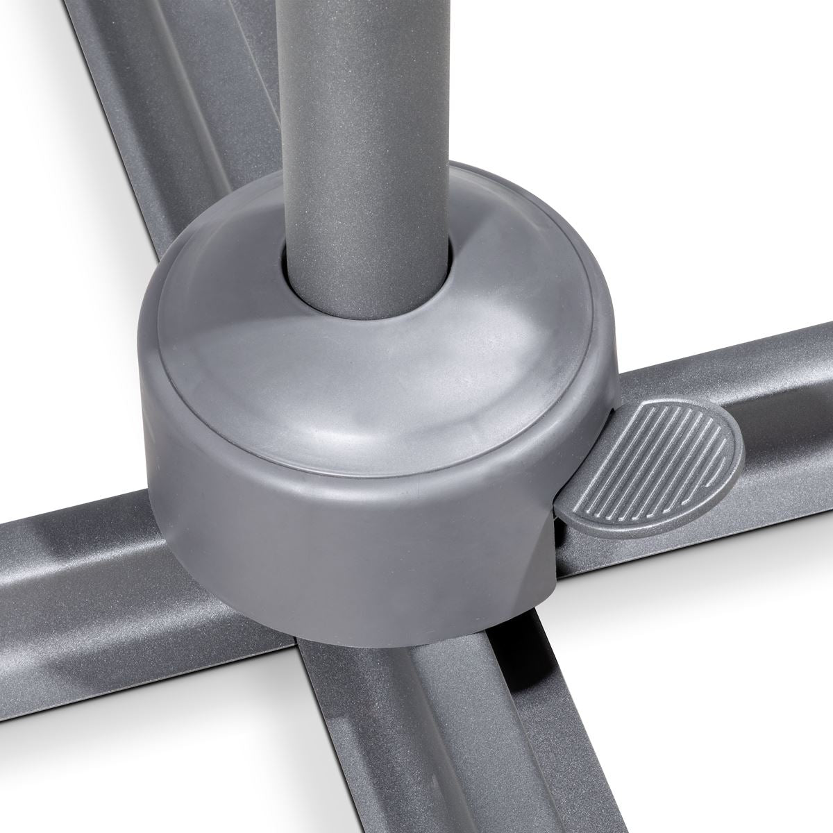 Dellonda Cantilever Parasol with 360° Rotation, Tilt & Cover 3m - Grey