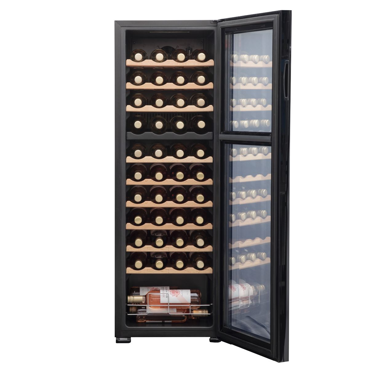 Baridi 44 Bottle Dual Zone Wine Fridge & Cooler