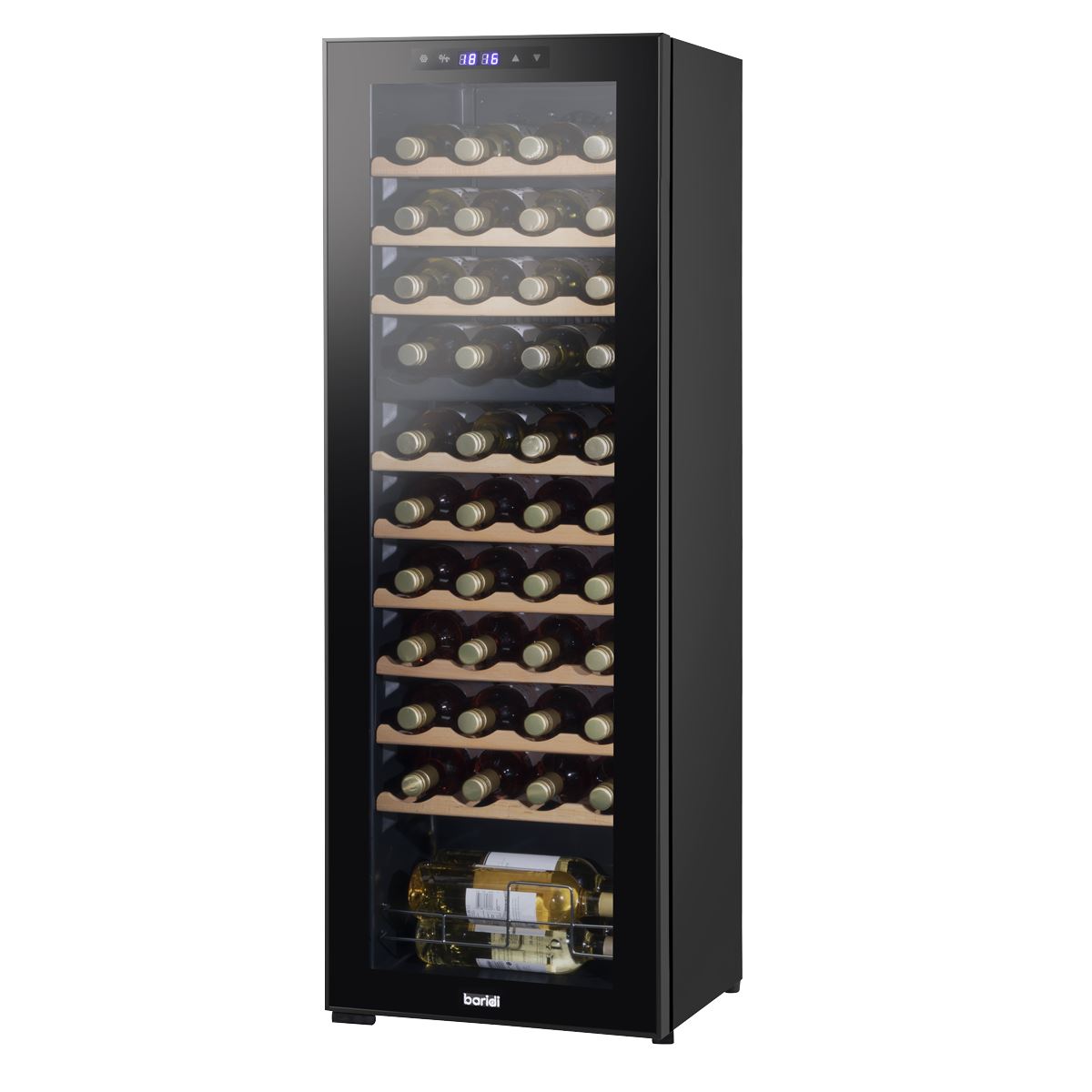 Baridi 44 Bottle Dual Zone Wine Fridge & Cooler