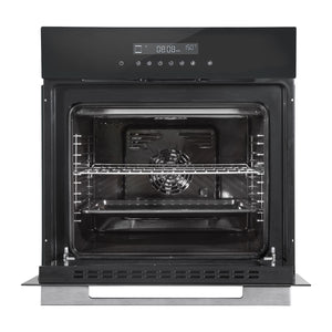 Baridi Integrated Fan-Assisted Electric Oven 60cm 72L Capacity - Black