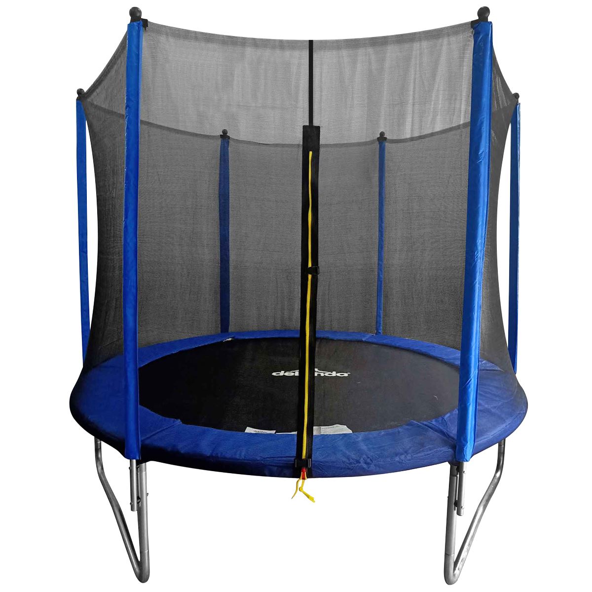 Dellonda Heavy-Duty Outdoor Trampoline with Safety Enclosure Net 8ft