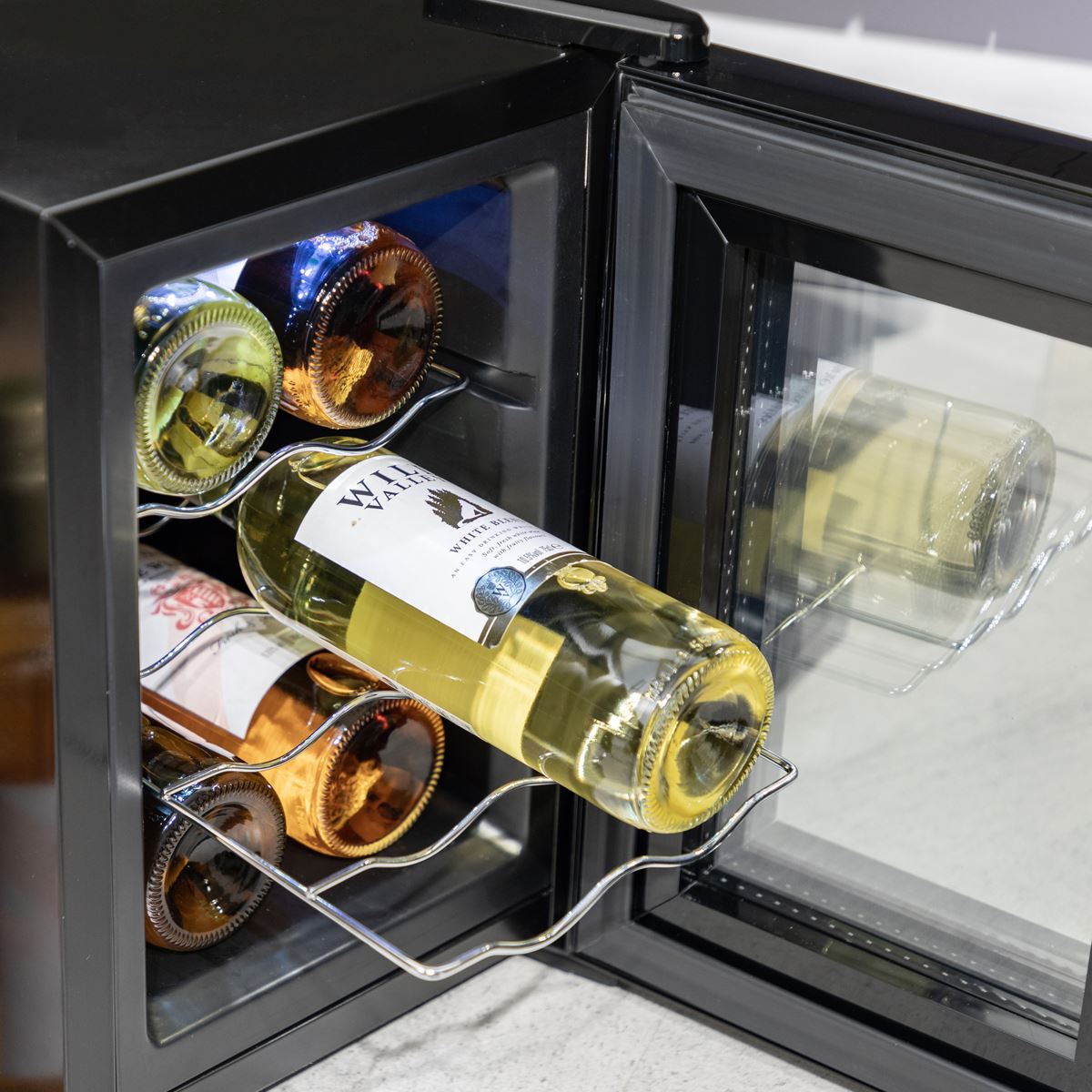 6 Bottle Tabletop Wine Fridge & Cooler