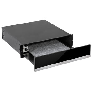 Baridi Integrated Warming Drawer 60cm - Black/Stainless Steel