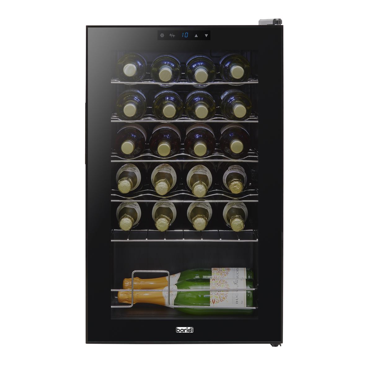 Baridi 24 Bottle Tabletop Wine Fridge & Cooler