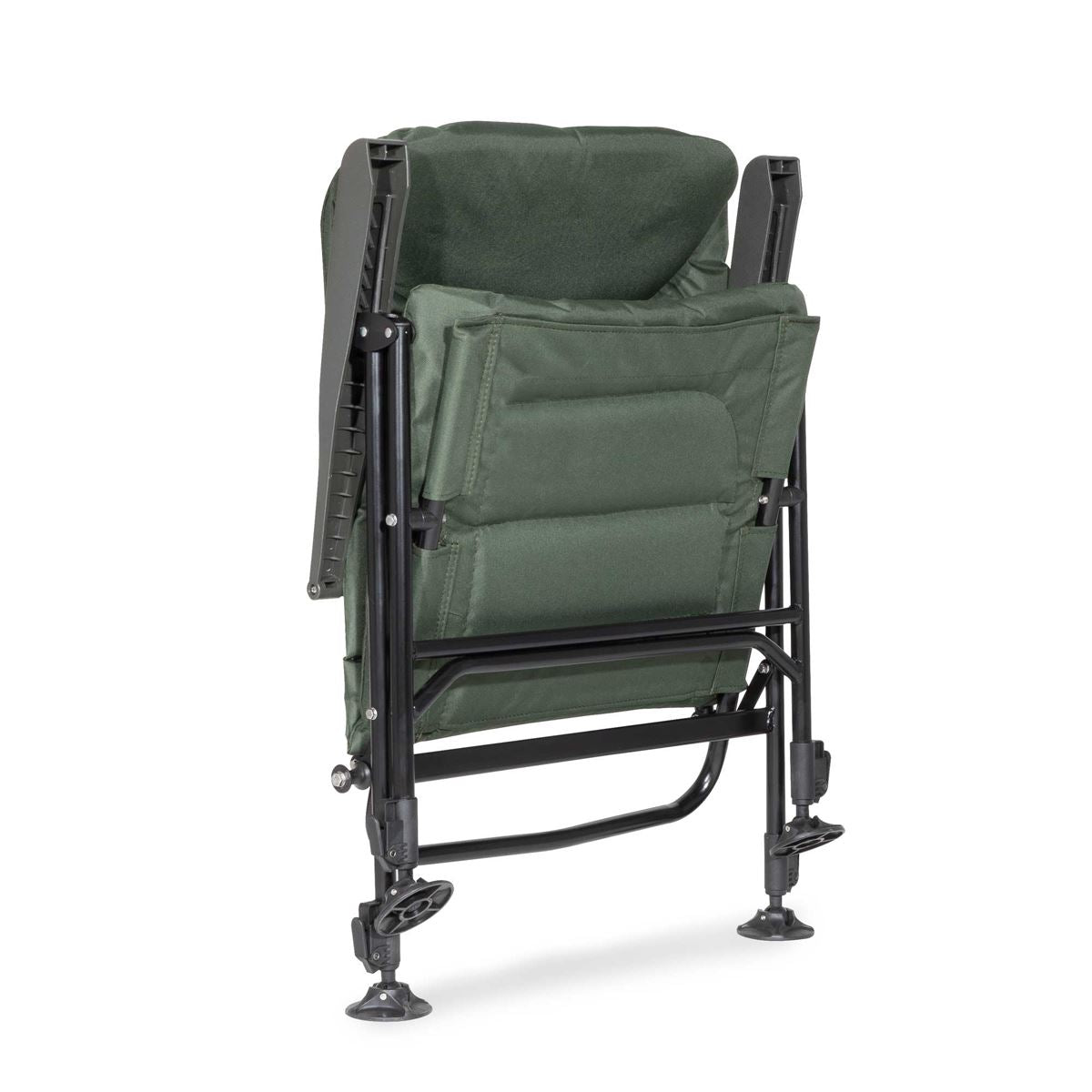 Dellonda Outdoor Portable Reclining Chair with Armrests