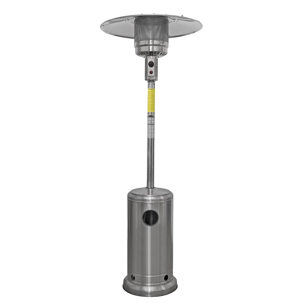 Dellonda Outdoor Garden Gas Patio Heater 13kW Commercial & Domestic Use, Stainless Steel