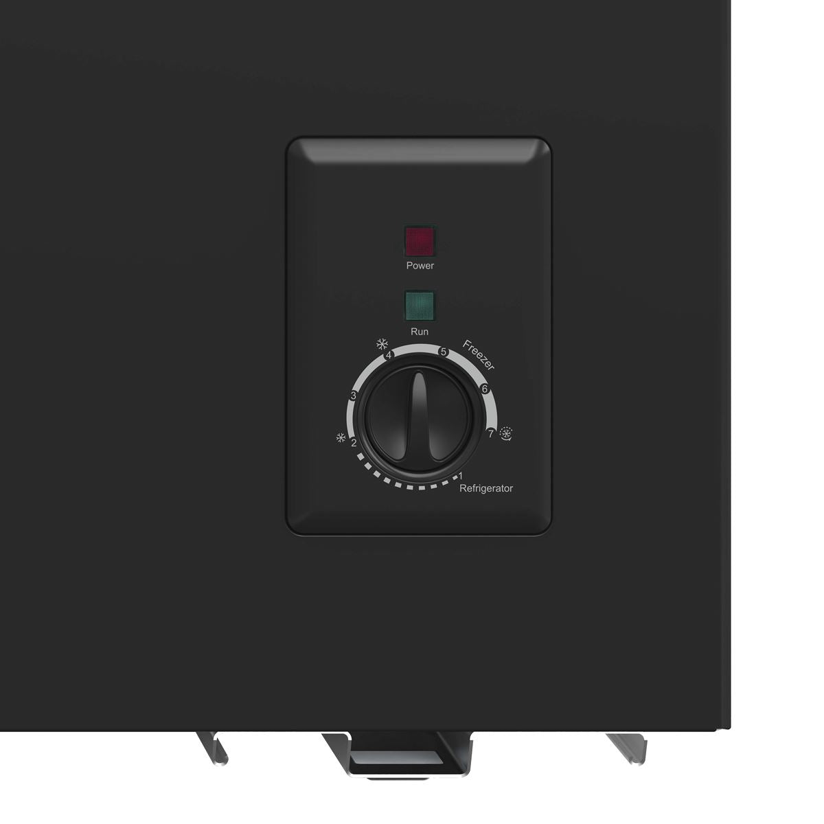 Baridi Freestanding Chest Freezer 199L Capacity - Black