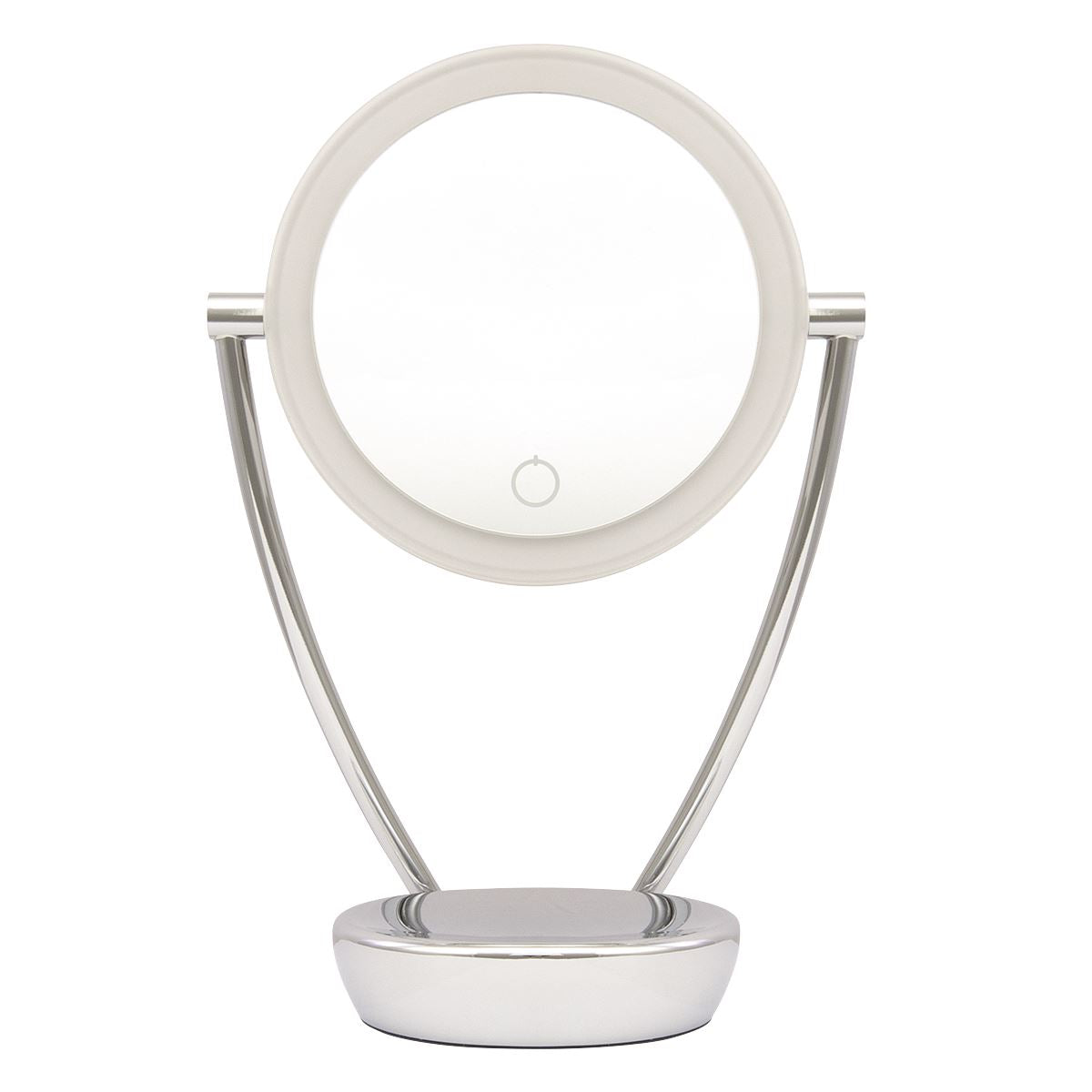 Dellonda Freestanding Double-Sided LED Vanity Mirror 7.5"