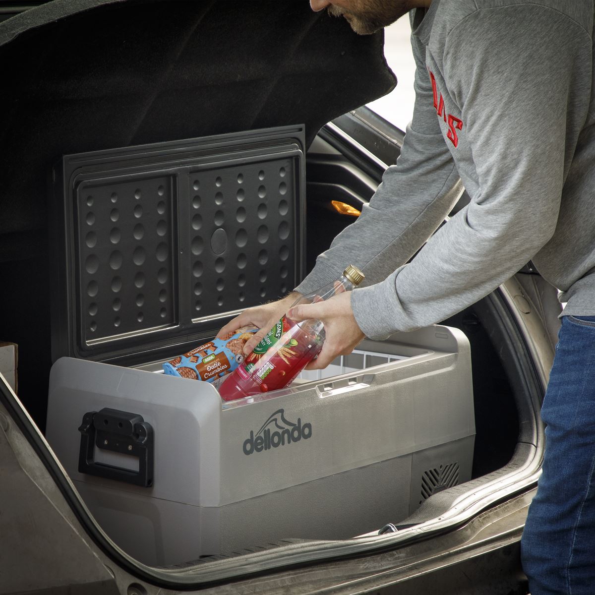 Dellonda Portable Fridge Freezer / Cool Box with LED Display 36L
