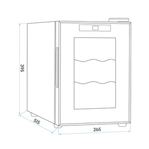 6 Bottle Tabletop Wine Fridge & Cooler
