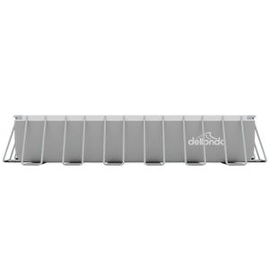 Dellonda Deluxe Steel Frame Rectangular Swimming Pool with Step Ladder & Filter Pump 25ft