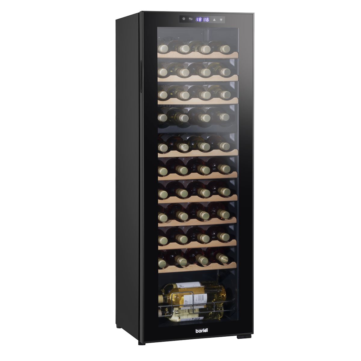 Baridi 44 Bottle Dual Zone Wine Fridge & Cooler