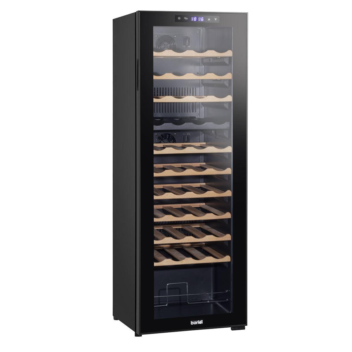 Baridi 44 Bottle Dual Zone Wine Fridge & Cooler