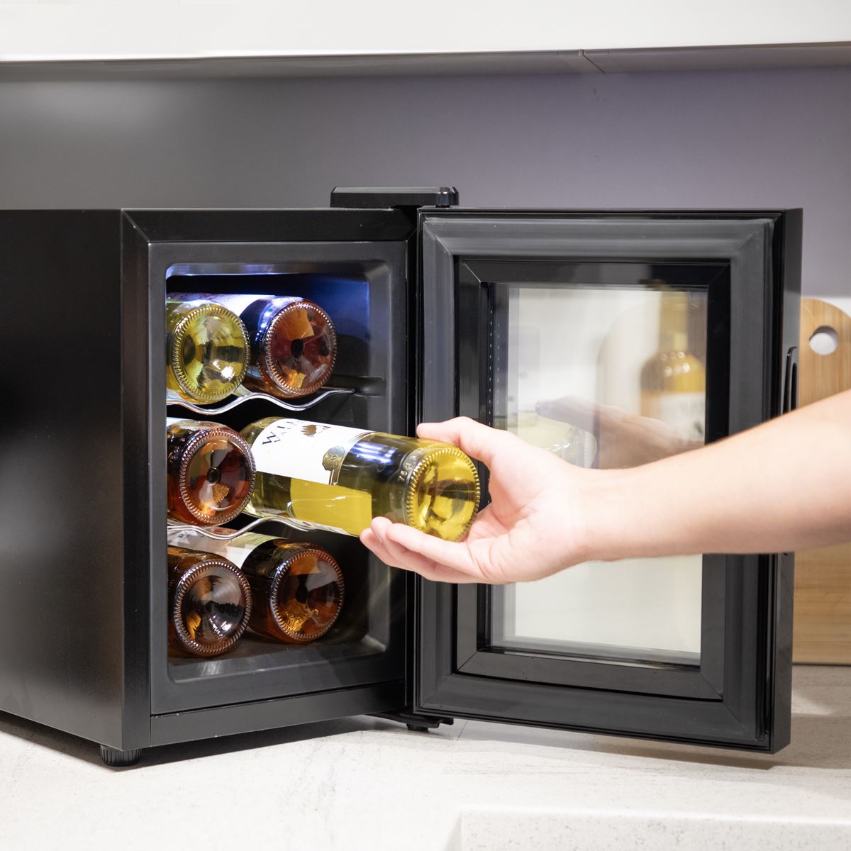 6 Bottle Tabletop Wine Fridge & Cooler