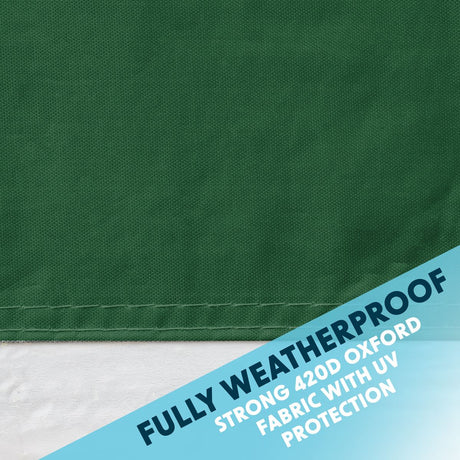 Dellonda Dark Green Premium Side Walls/Doors/Windows for Gazebo/Marquee, Fits 3 x 4.5m Models