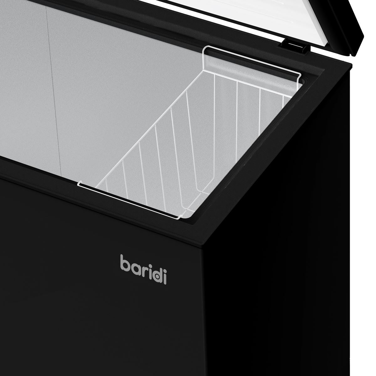 Baridi Freestanding Chest Freezer 142L Capacity - Black