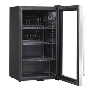 Baridi Wine, Beer & Drinks Fridge 85L Capacity - Stainless Steel