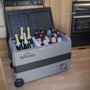 Dellonda Portable Fridge Freezer / Cool Box with LED Display 60L