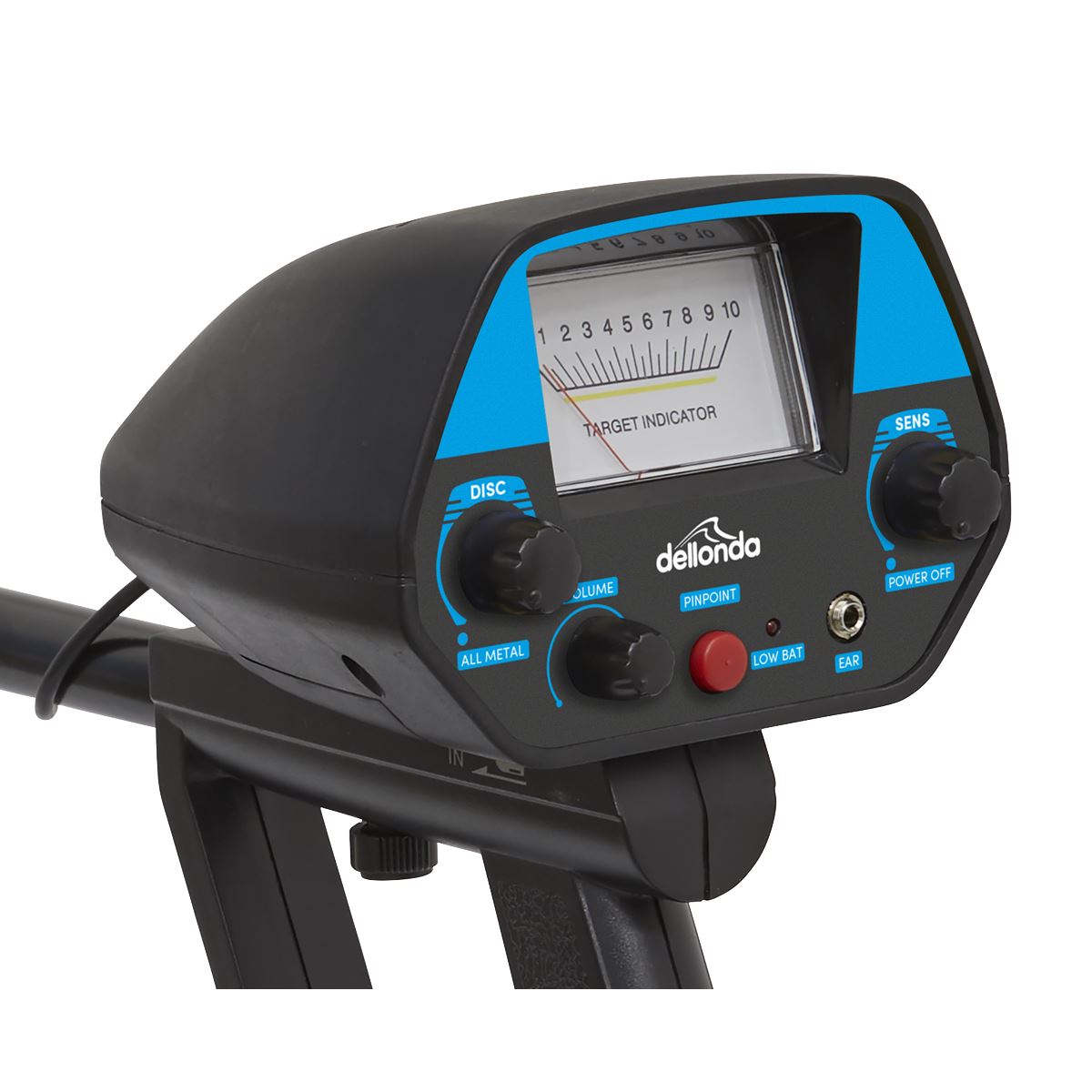 Dellonda Lightweight Metal Detector with High Accuracy Pinpoint Function