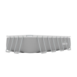 Dellonda Deluxe Steel Frame Swimming Pool with Filter Pump 18ft