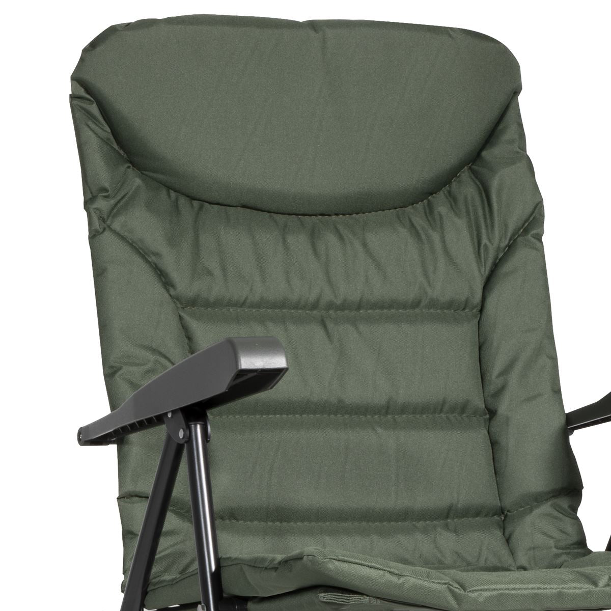 Dellonda Outdoor Portable Reclining Chair with Armrests