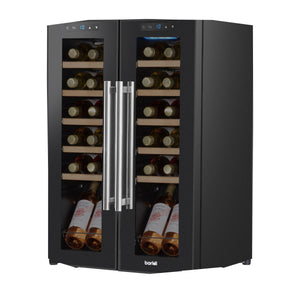 Baridi 24 Bottle Dual Zone Wine Fridge & Cooler