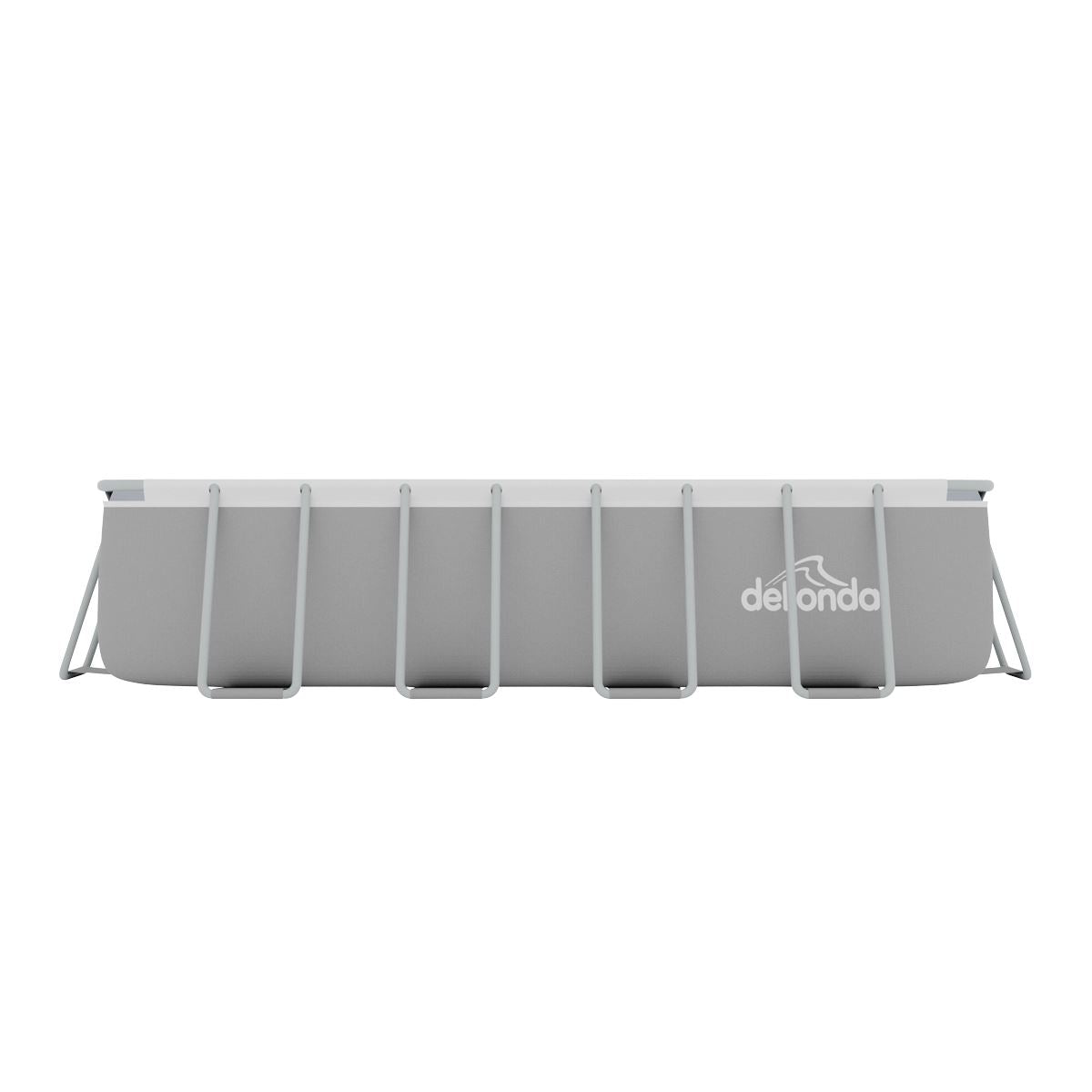 Dellonda Deluxe Steel Frame Swimming Pool with Filter Pump 18ft